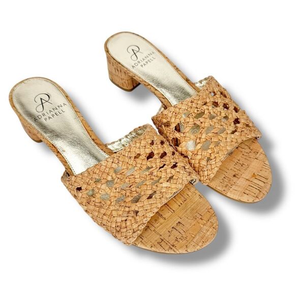 Adrianna Papell Women's Talulah Heeled Slide Cool Grandma Sandal Women’s Size 8M - Picture 2 of 7